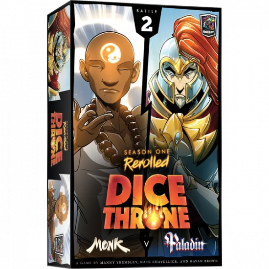 Dice Throne: Monk VS. Paladin