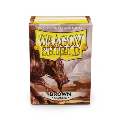 Dragon Shield Sleeves: Brown Gloss