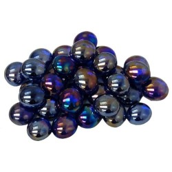 Glass Tokens - Iridized Crystal Dark Blue