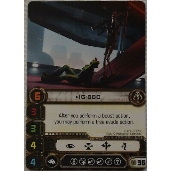 X-Wing: IG-88C (Alternative Art) X-Wing: IG-88C (Alternative Art)
