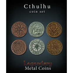 Metalen Munten Set - Cthulhu