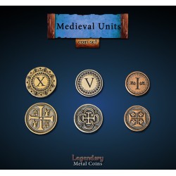 Metalen Munten Set - Medieval Units