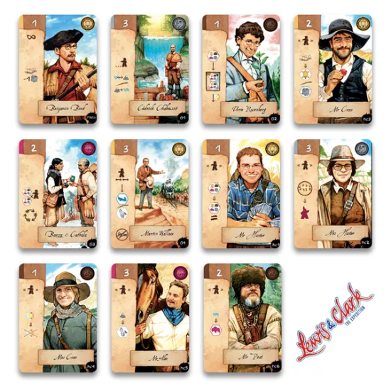 Lewis & Clark: The Expedition Extra Kaarten