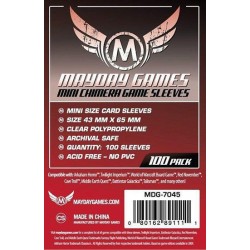 Sleeves - Mini Chimera USA (100 pcs - Mayday)