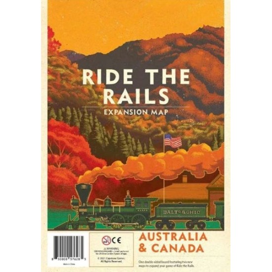 Ride the Rails - Australia and Canada Maps