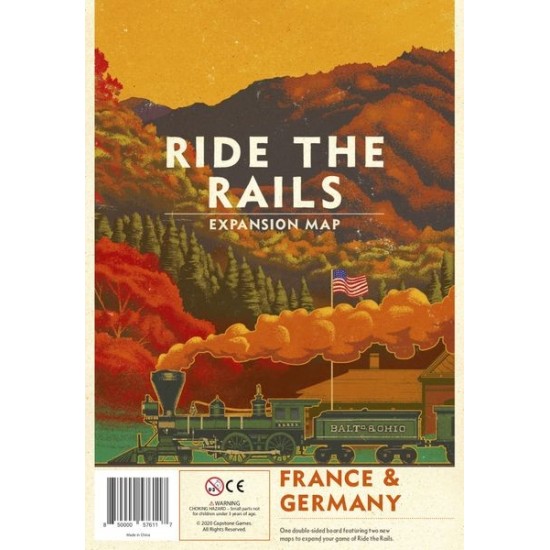 Ride the Rails - France and Germany Maps