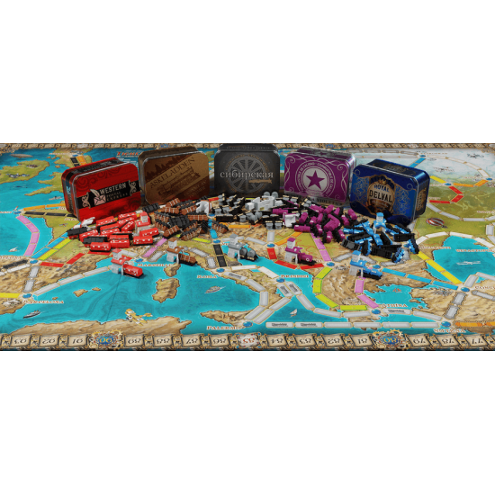 Ticket to Ride Europe: 15th Anniversary Deluxe Editie