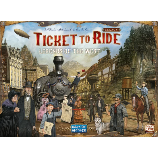 Ticket to Ride: Legacy Legendes uit het Westen Ticket to Ride: Legacy Legendes uit het Westen