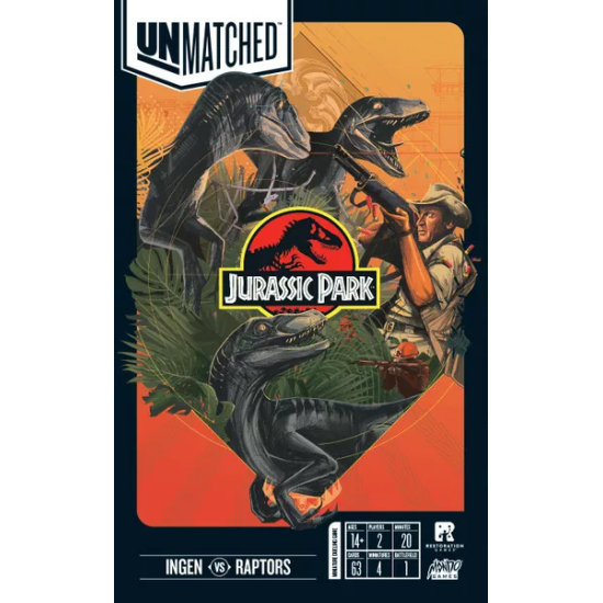 Unmatched - Jurassic Park - InGen Vs. Raptors Unmatched - Jurassic Park - InGen Vs. Raptors