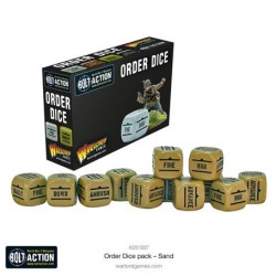 Bolt Action - Order Dice (Sand)