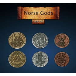 Metalen Munten Set - Norse Gods