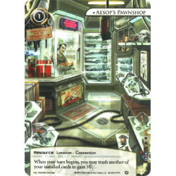 Android Netrunner LCG - Aesop's Pawnshop Alternative Art Kaart