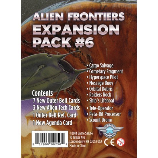 Alien Frontiers - Expansion Pack 6 Alien Frontiers - Expansion Pack 6