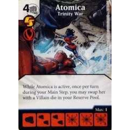 Dice Masters - Alternative Art - Atomica + Dobbelsteen