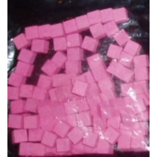 Houten Blokjes 10 mm - Roze (10 stuks)