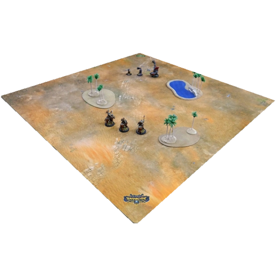 F.A.T. Playmat - Bloodstone Desert (4 x 4 ft) + Draagzak