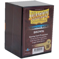 100 Card Box - Brown