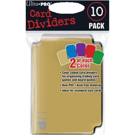 Trading Card Dividers  - Gekleurd (10 stuks)