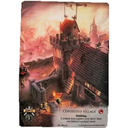 Warhammer Invasion - Contested Village Full Art