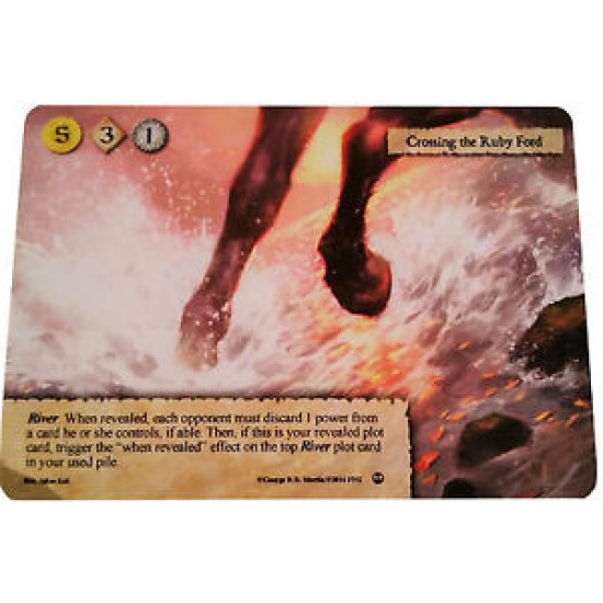 A Game of Thrones LCG - Crossing the Ruby Ford Alternate Art
