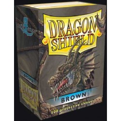 Sleeves - CCG Brown (100 pcs - Dragon Shield)