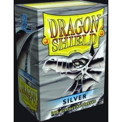 Sleeves - CCG Zilver (100 stuks - Dragon Shield)
