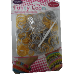 Fancy Loom Blister - Gold/Silver Bands