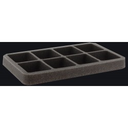 Foam Tray - 8 cuts - 25 mm tickness