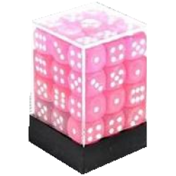 D6 (36 stuks - 12 mm) - Frosted Pink