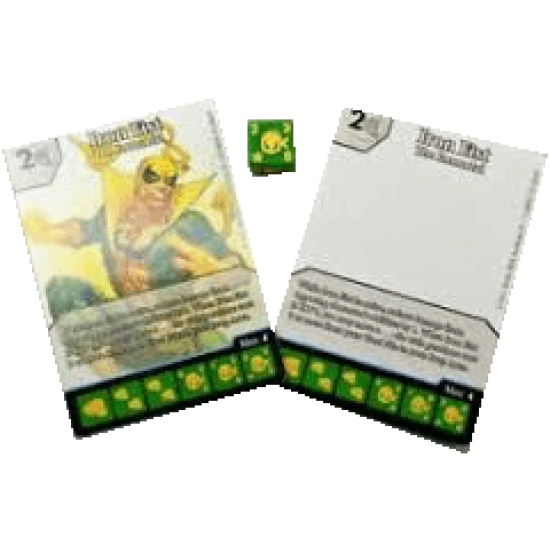 Dice Masters - Alternative Art - Iron Fist x2 + Dobbelsteen