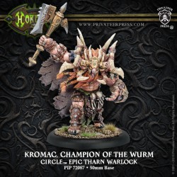 Circle Orboros - Kromac, Champion of the Wurm