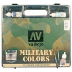 Model Color Military - Box with 72 bottles + Brushes