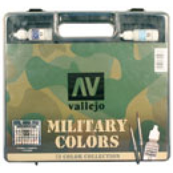 Model Color Military - Koffer met 72 flesjes + Penselen