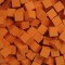 Houten Blokjes 8 mm - Oranje (10 stuks)