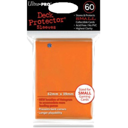Sleeves - Small Orange (50 pcs - Ultrapro)