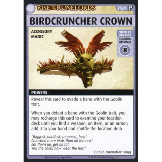 Pathfinder - Birdcruncher Crown