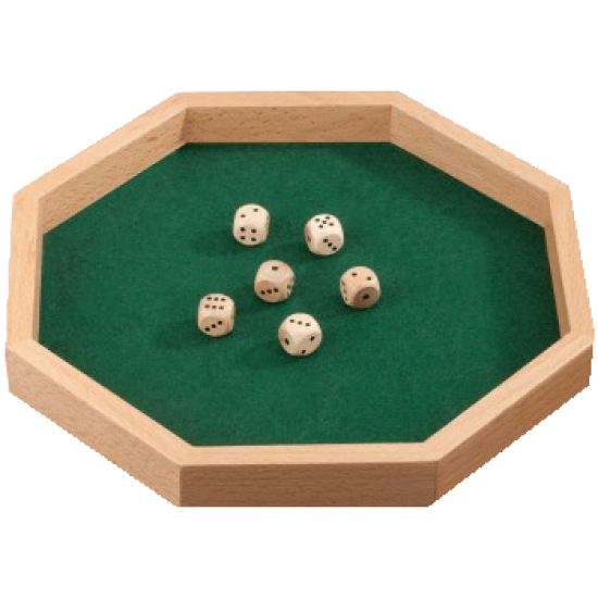 Dice Tray with Dice Dice Tray with Dice