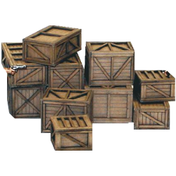 Shipping Crates and Freight Boxes (15 mm)