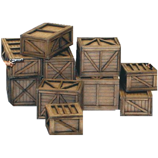 Shipping Crates and Freight Boxes (15 mm)