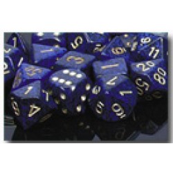 D10 - Speckled - Golden Cobalt