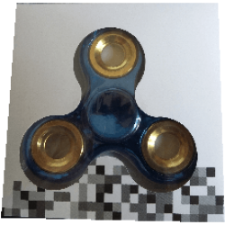 Spinner - Metalic Blauw