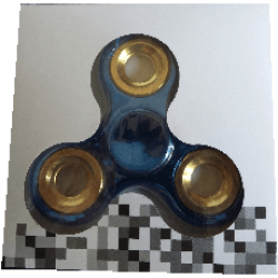 Spinner - Metalic Blue