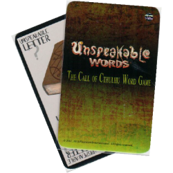 Unspeakable Words - Unspeakable Letter (Extra Kaart)