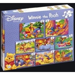 Disney - Winnie The Pooh 8 in 1 Puzzel