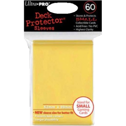 Sleeves - Small Yellow (50 pcs - Ultrapro)