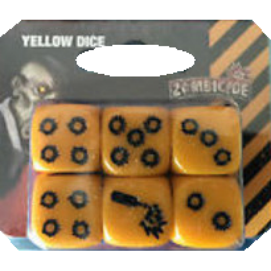 Zombicide: Extra Gele Dobbelstenen Zombicide: Extra Gele Dobbelstenen